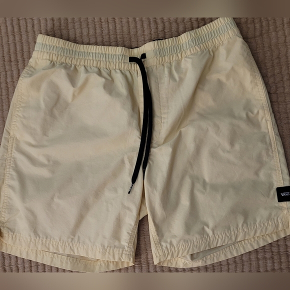 Vans Other - Vans Cream Swim Trunks with Elastic Waistband